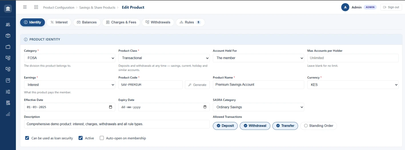Product Configuration